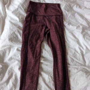 AERIE Soft Maroon Leggings